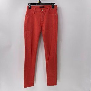 James jeans twiggy coral jeggings sz 26